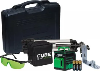 Měřící laser ADA Cube 2-360 Křížový laser Ultimate Green