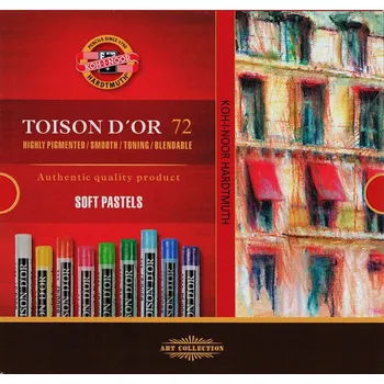 Kresba Koh-i-noor Hardtmuth Sada 72 suchých pastelů Koh-i-noor SOFT