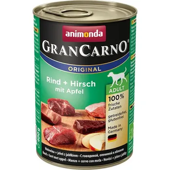Krmivo pro psa Animonda Gran Carno ADULT jelení maso + jablka 12x 400 g