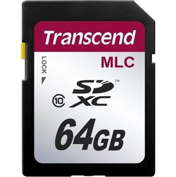 Ukládání dat Transcend 64GB SDXC (Class 10) MLC průmyslová paměťová karta (bez adaptéru), 20MB/s R, 20MB/s W