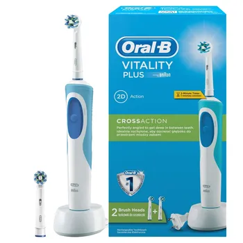 Elektrický zubní kartáček Oral-B Vitality Plus Cross Action modrý