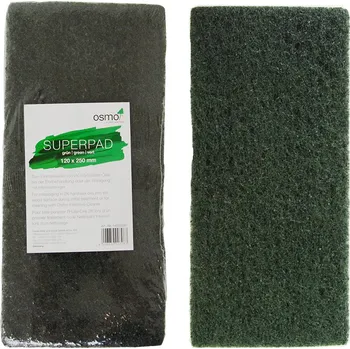 Olej na dřevo OSMO Superpad zelený, obdelníkový, na tvrdé dřeva (120 x 250 mm)