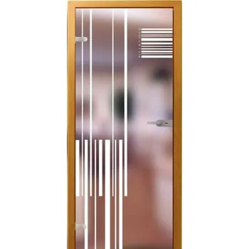 Sprchové dveře JA - GLAS Skleněné dveře JA-GLAS 082 čárový kód