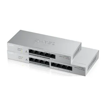 Počítač Zyxel GS1200-5HP v2, 5-port Desktop Gigabit Web Smart switch: 5x Gigabit metal, 4x PoE (802.3at, 30W)