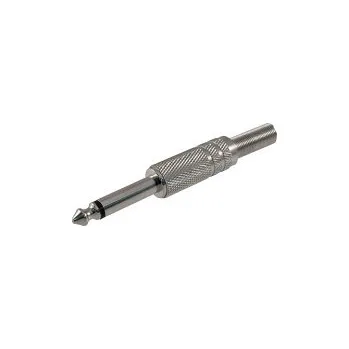 Audio kabel Geti K2892 konektor JACK 6.3mm mono kov