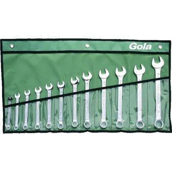 12 dílná sada očkoplochých maticových klíčů GOLA 600012