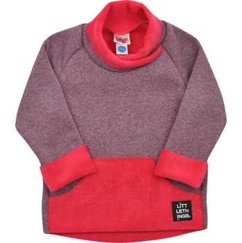 Pánská mikina růžová mikina klokanka