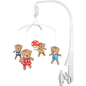 Baby Mix Dětský kolotoč, medvídci s muchomůrkou