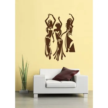 Samolepící dekorace Samolepka na zeď Tanečnice (dekorace na zeď)
