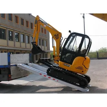 Metalmec Hliníkové nájezdy M141 4000 mm, max.nosnost 4150 kg šířka 400 mm bez ohranění