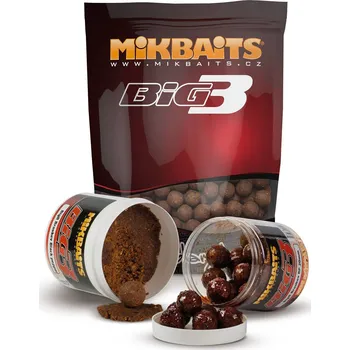 Boilies Mikbaits Boilie Legends BigB 24 mm 2,5 kg, Broskev Black Pepper