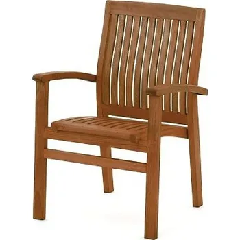 Stohovatelné křeslo z eukalyptového dřeva Minoa