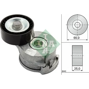 Napínák, žebrovaný klínový řemen INA 534 0369 10