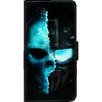 Pouzdro na mobilní telefon iSaprio Roboskull pro Huawei P9 Lite Mini flipové