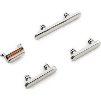 OEM Set tlačítek (volume, mute a power) pro iPhone X Barevná varianta: Stříbrná