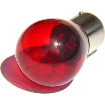 Autožárovka Autožárovka 12V 21W BA15s (červená) Autolamp