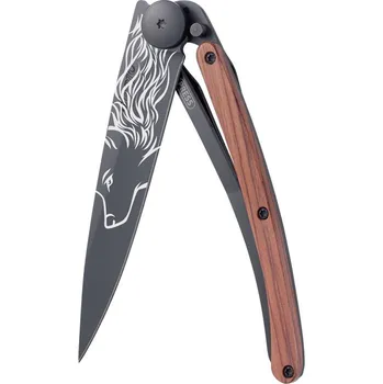 kapesní nůž 1GB100 Tattoo WOLF nůž Deejo 37g Rosewood