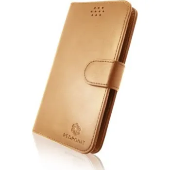 Pouzdro na mobilní telefon RedPoint Book Universal velikost 4XL zlaté