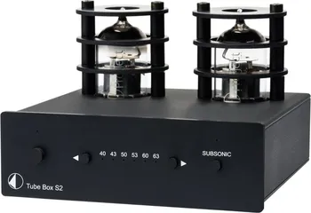 Gramofonní předzesilovač Pro-Ject Tube Box S2 černý