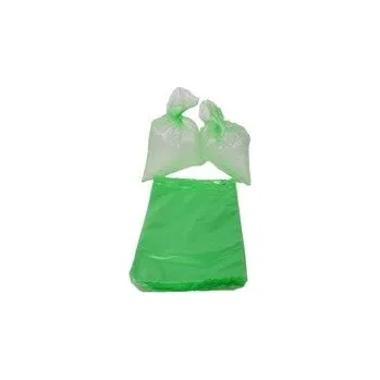 Mikrotenové sáčky zelené, 20 x 30 cm - odtrhávací