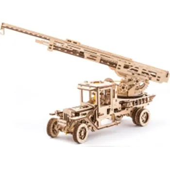 3D puzzle Ugears Požární auto s žebříkem