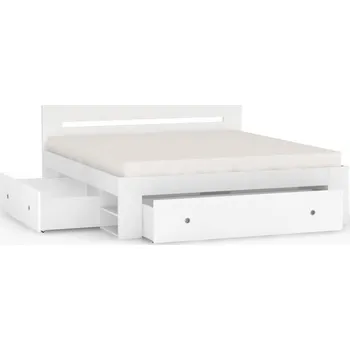 Postel Postel Rea Larisa 180 cm s čely Bílá 180 x 200cm