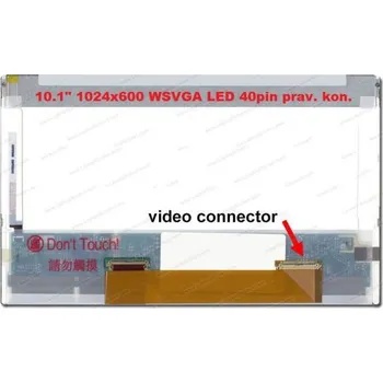 Náhradní displej pro notebook LCD displej display HP Mini 110C-1110SG 10.1" WSVGA 1024x600 LED matný povrch