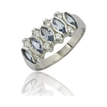 Prsten Stříbrný prsten se zirkony-VR160
