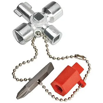 Knipex Klíč na rozvodné skříně Pro běžné skříně a systémy zavírání 44 00 11 02