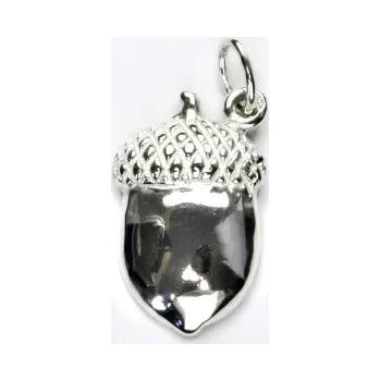 Přívěsek Stříbrný přívěsek, žalud, přívěsek ze stříbra, P 424