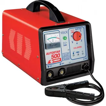 Nabíječka autobaterie TECH SOLUTION SOLUTION Nabíječka s bezpečnostním automatickým startem - jednofázová AUTOSTAR 500 SOL-AUTOSTAR500