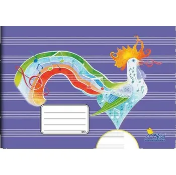 Sešit A5 notový, 8 listů