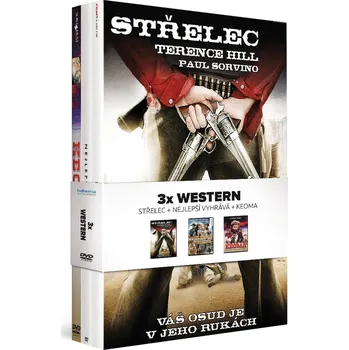 DVD film DVD Western: Střelec + Nejlepší vyhrává + Keoma