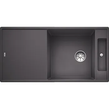 Kuchyňský dřez BLANCO Axia III XL 6 S InFino Silgranit s excentrem oboustranné provedení + skleněná krájecí deska