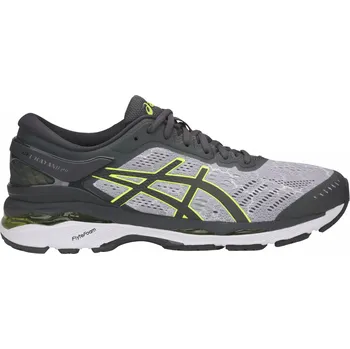 Pánská běžecká obuv Asics Gel-Kayano 24 Lite-Show Mid Grey/Dark Grey/Safety Yellow