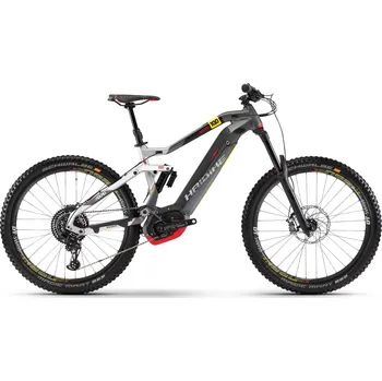 Elektrokolo Haibike Xduro Nduro 10.0 Bosch 500 Wh stříbrné/žluté/černé 2018