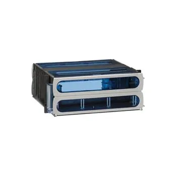 Racková skříň 5R4UH-S12 Optická vana Leviton 2000i SDX 4RU,výsuvná,pro max. 12 SDX adaptérů, nebo SDX kazet, černá