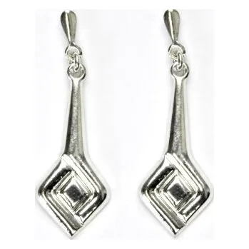 Náušnice Stříbrné náušnice, náušnice ze stříbra, visací náušnice na puzetu, 2,13 g