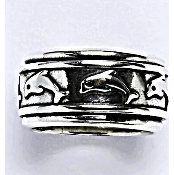 Prsten Stříbrný prsten s patinou,prsten ze stříbra,váha 13,97 g