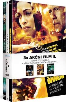 Sběratelská edice filmů DVD Akční film II.: Nezahrávej si s ohněm + Temný stín nad L.A. + Timecop 2 (3 disky)