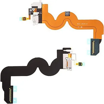 Flex kabel s Lightning konektorem + audio jack konektor pro Apple iPod touch 5.gen. - bílý - kvalita A+