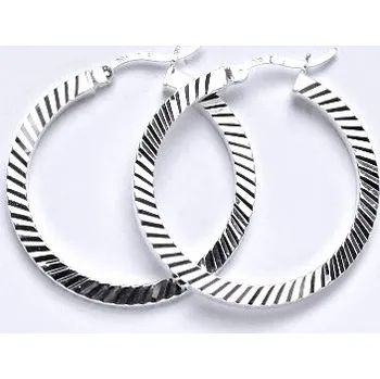 Náušnice Stříbrné náušnice,kruhy,náušnice ze stříbra, váha 8,51 g