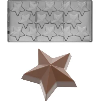 Forma na pečení Forma na pralinky (hvězda 10,5g) 7x2 tvary/forma