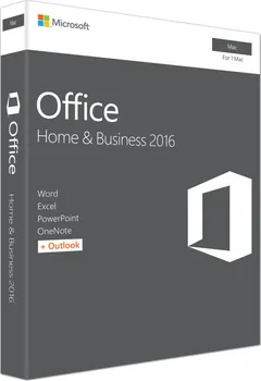 Microsoft Office Mac 2016 Home Business 2016 CZ