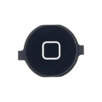 Náhradní kryt pro mobilní telefon Tlačítko Home Button pro Apple iPhone 4 - černé - kvalita A