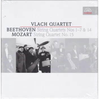 Česká hudba Beethoven & Mozart: Smyčcové kvartety - Vlachovo kvarteto [4CD]