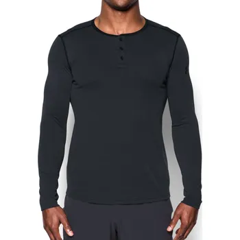 Pánské tričko Tričko Under Armour Threadborne Fitted Knit Henley 001 M