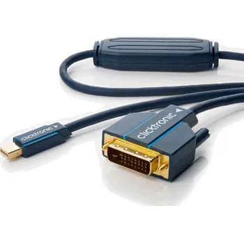 Video kabel ClickTronic HQ OFC kabel DisplayPort - DVI, M/M, 2m