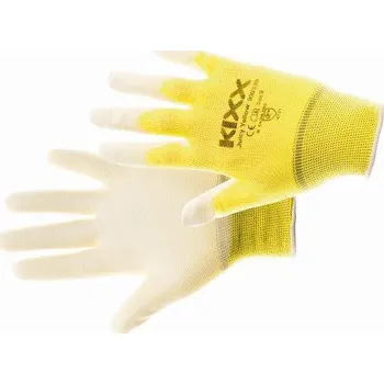 Pracovní rukavice JUICY YELLOW rukavice nylonové PU dlaň žlutá, velikost 9 CERVA GROUP a. s. JUICYY09