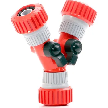 4438/1 Rozbočka Y 3x kleštiny 3/4" s uzávěry